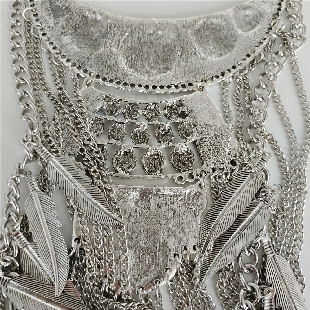 Necklace worn styling view