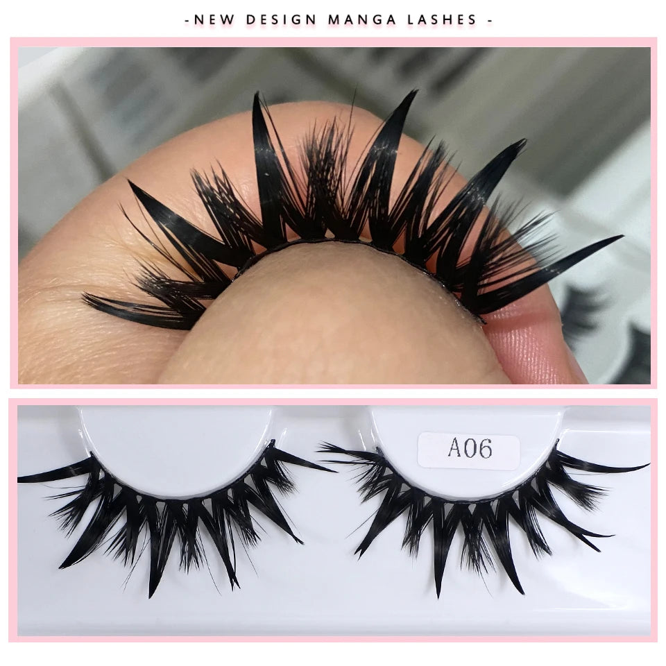 Style A06 spiked manga lash