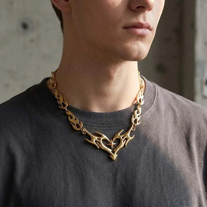 Molten Flame Chunky Choker