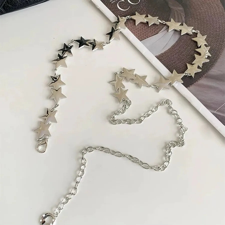 Star waist chain flat lay