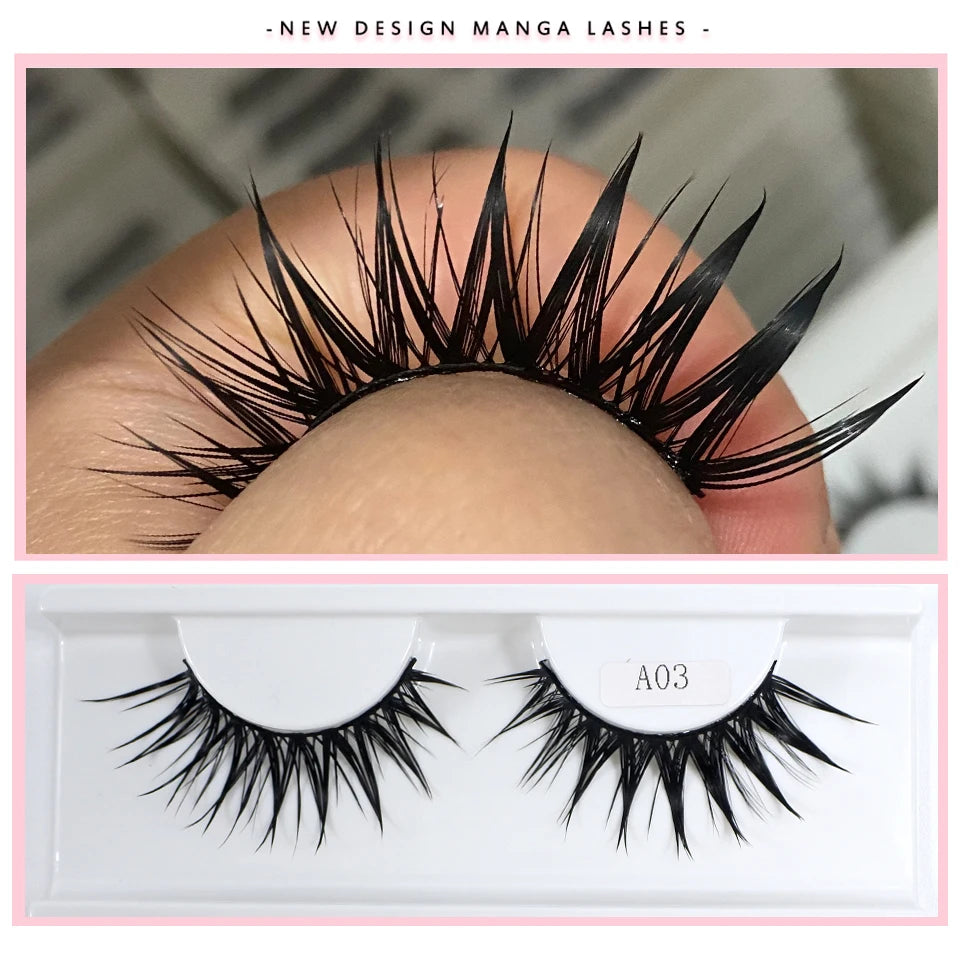 Style A03 spiked manga lash