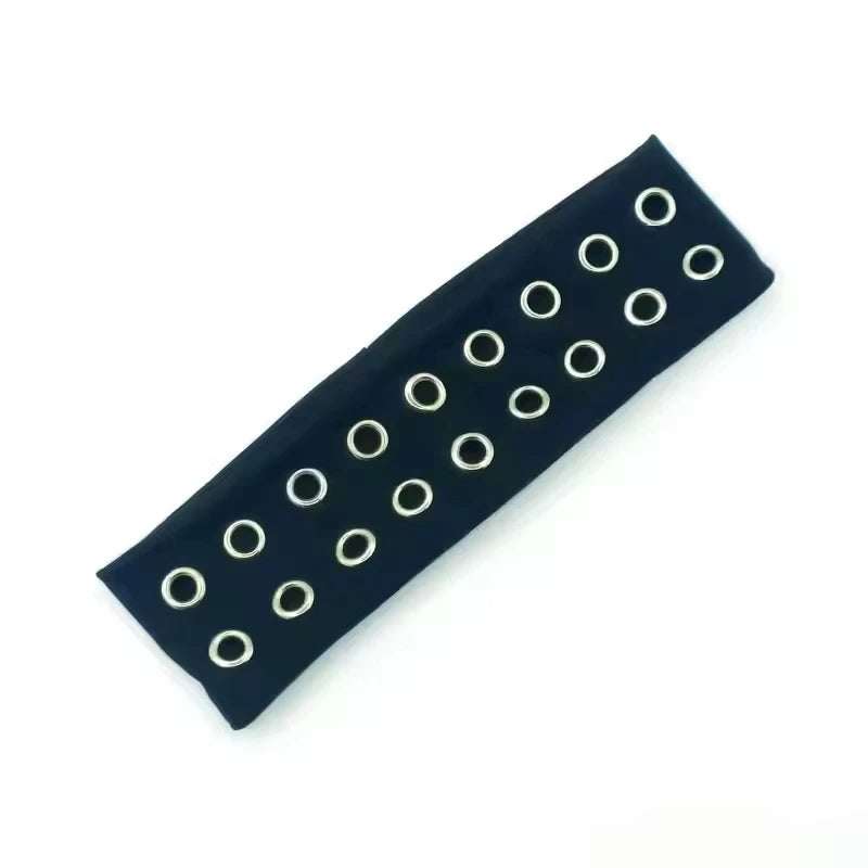 Oil Slick eyelet stretch headband