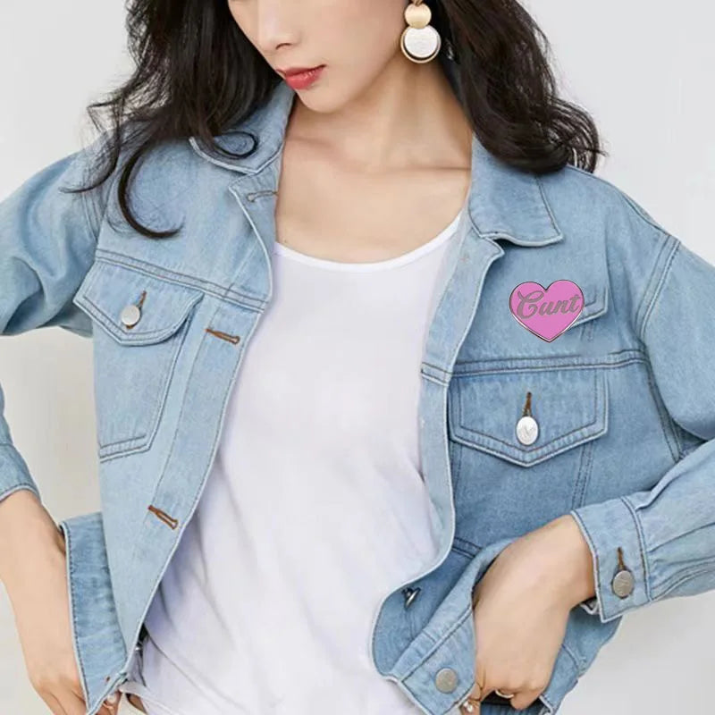 Pin on jacket pocket
