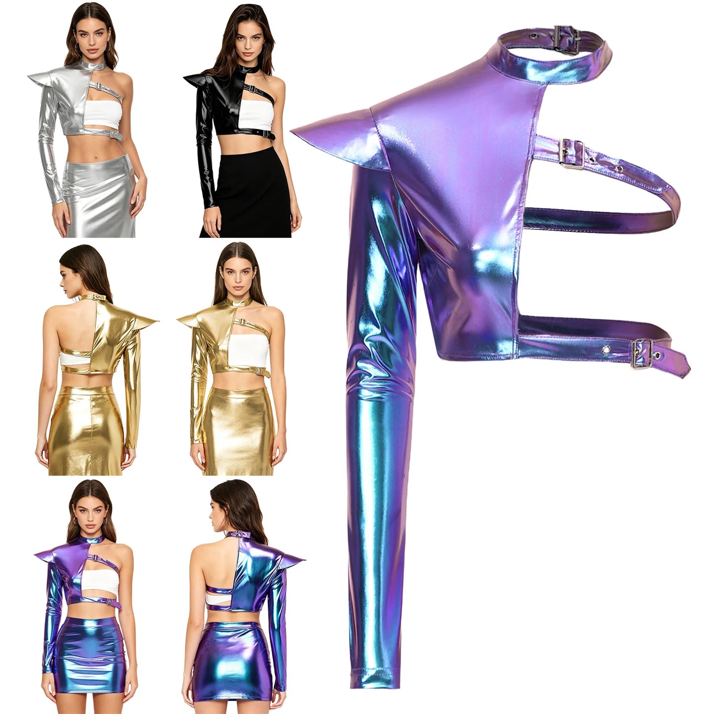 Metallic top detail