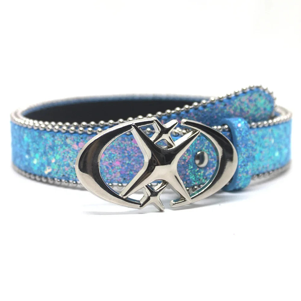 v:Blue Glitter