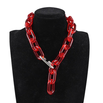 Cherry Bomb red acrylic chain