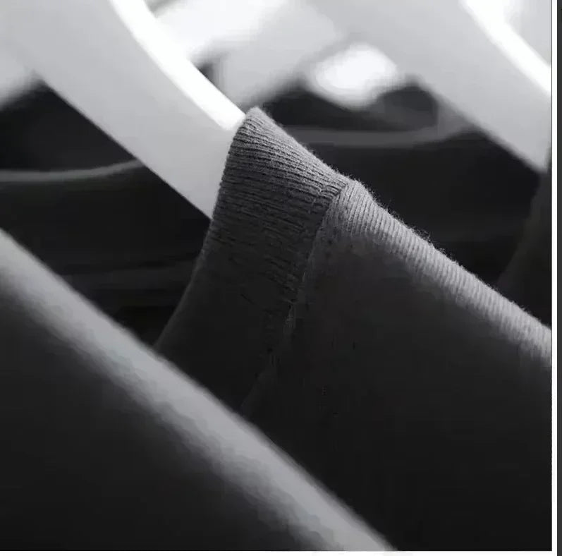 Close up of the heavyweight jersey fabric