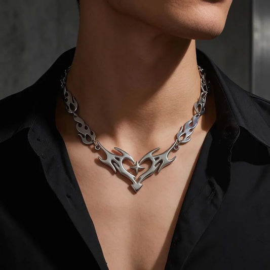 Molten Flame Chunky Choker