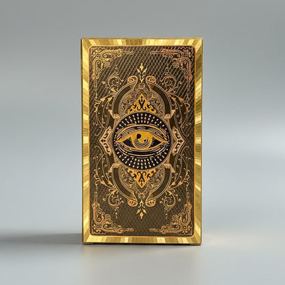 Golden Foil Tarot Cards - Bilingual English & Espanol