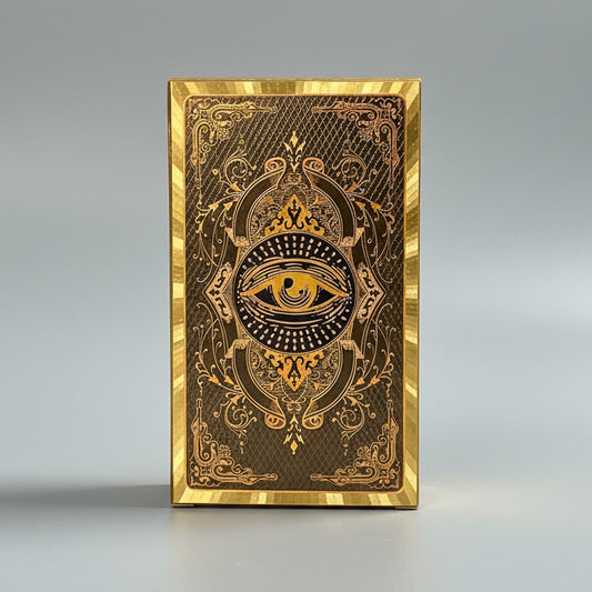 Golden Foil Tarot Cards - Bilingual English & Espanol