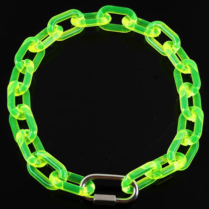 Locked In chunky acrylic chain necklace hero