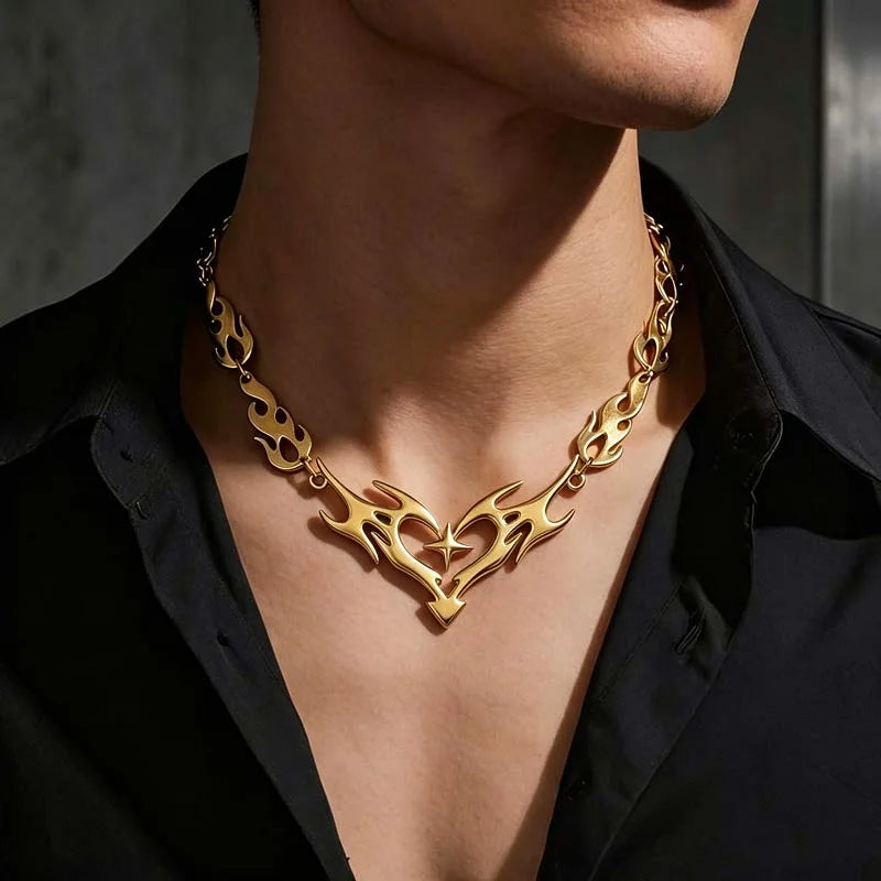 Molten Flame Choker - Molten Gold