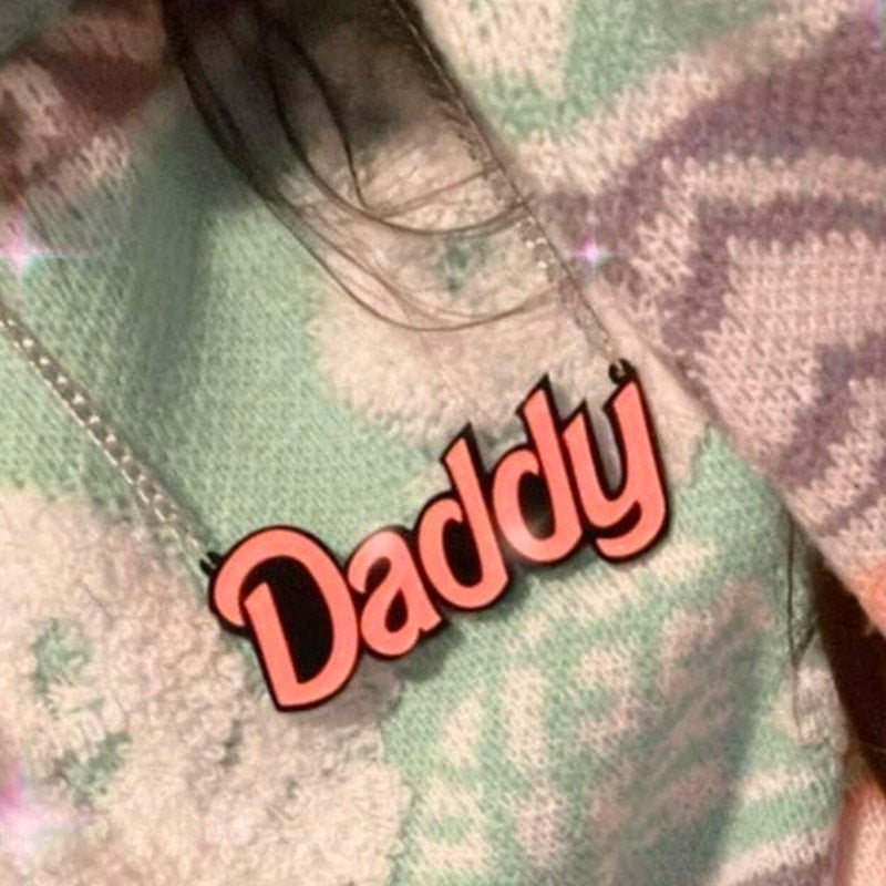 "Daddy" Barbie Necklace