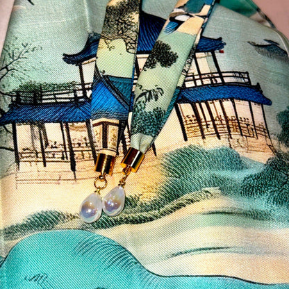Japanese Landscape Art Collar