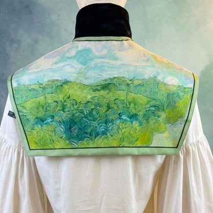 Van Gogh Green Wheat Fields Art Collar