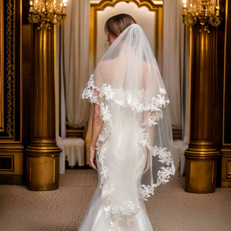 Aurora d'Amour Veil - Ivory