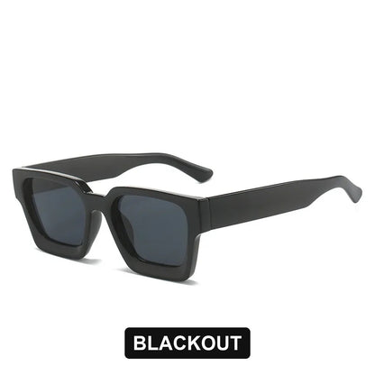 Blackout chunky square sunglasses