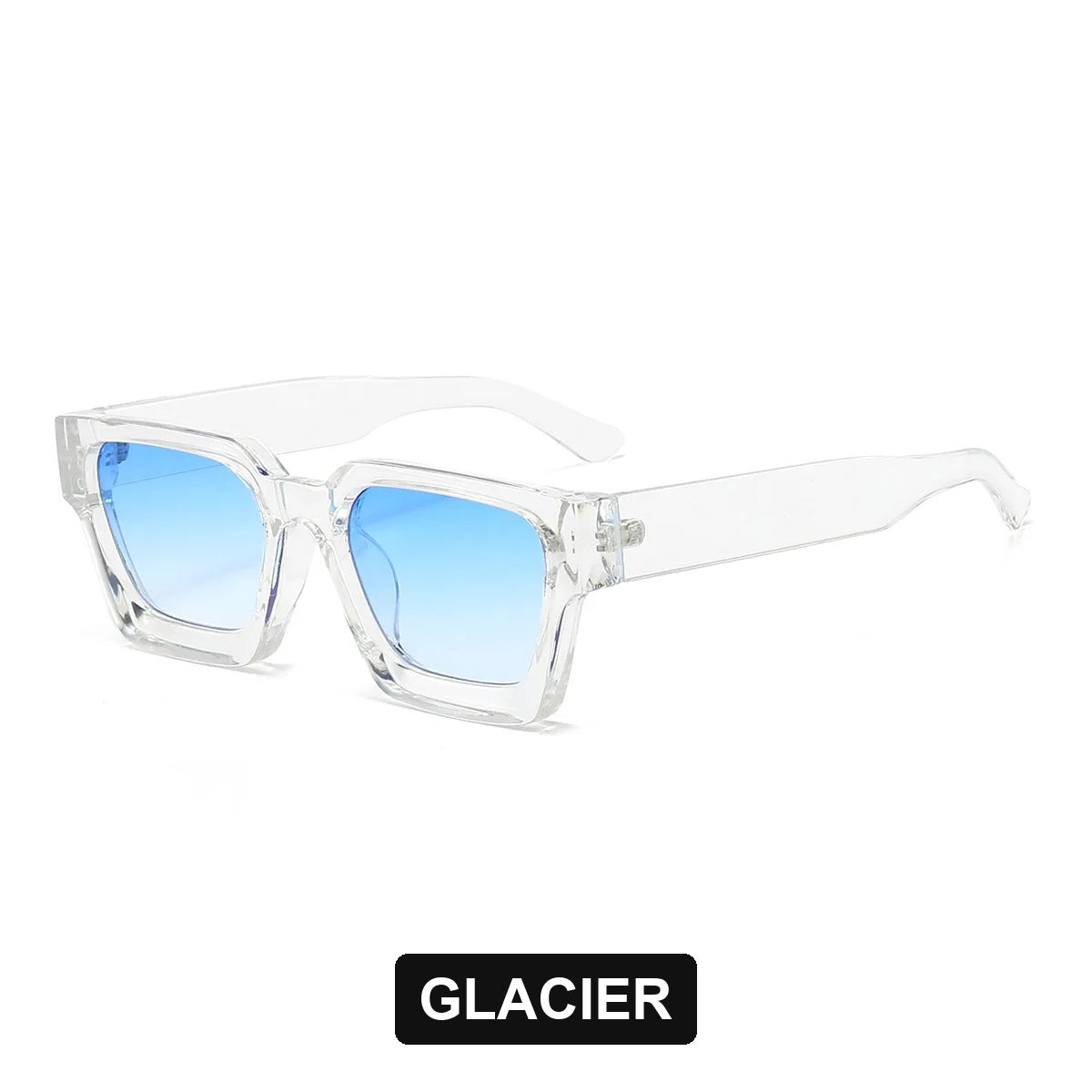 Glacier chunky square sunglasses