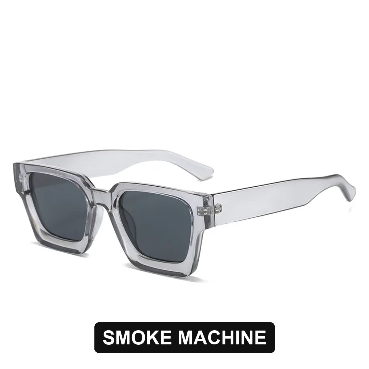 Smoke Machine chunky square sunglasses