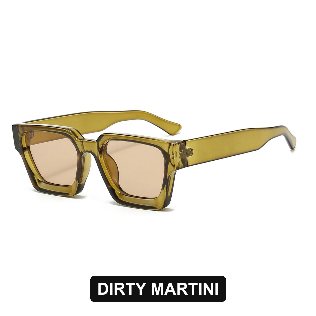 Dirty Martini chunky square sunglasses