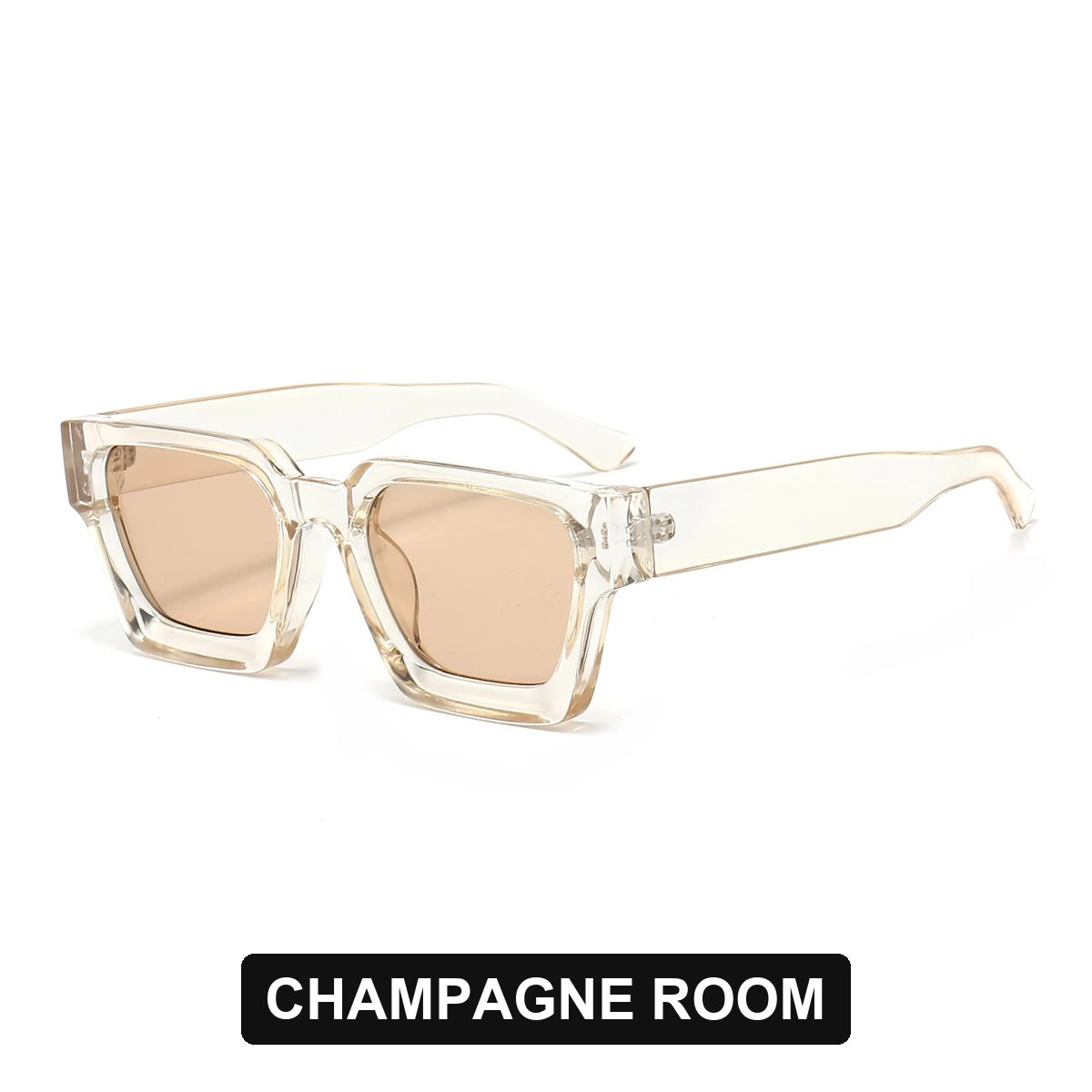 Champagne Room chunky square sunglasses