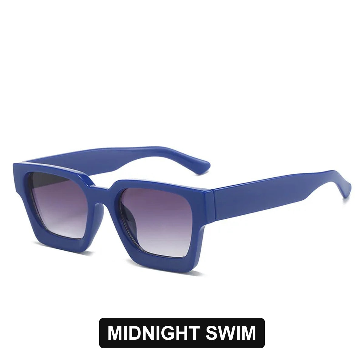 Midnight Swim chunky square sunglasses