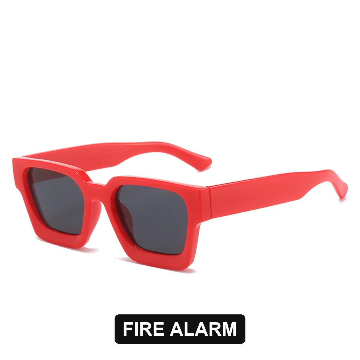 Fire Alarm chunky square sunglasses
