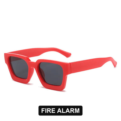 Fire Alarm chunky square sunglasses