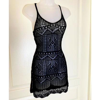Sandy Shores Cover Up Dress - Onyx