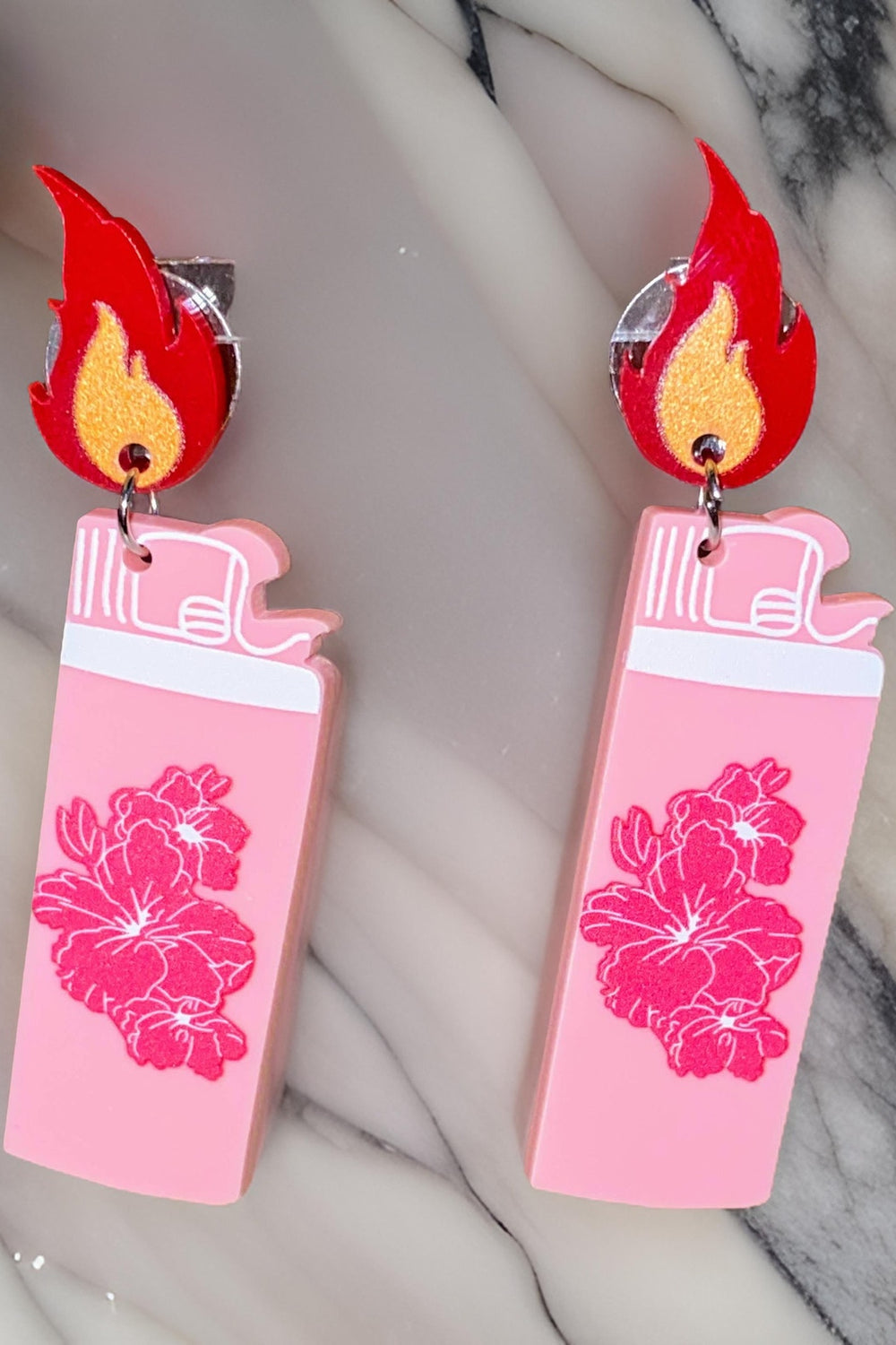 Spark & Bloom Earrings - Floral Rhinestone Drops