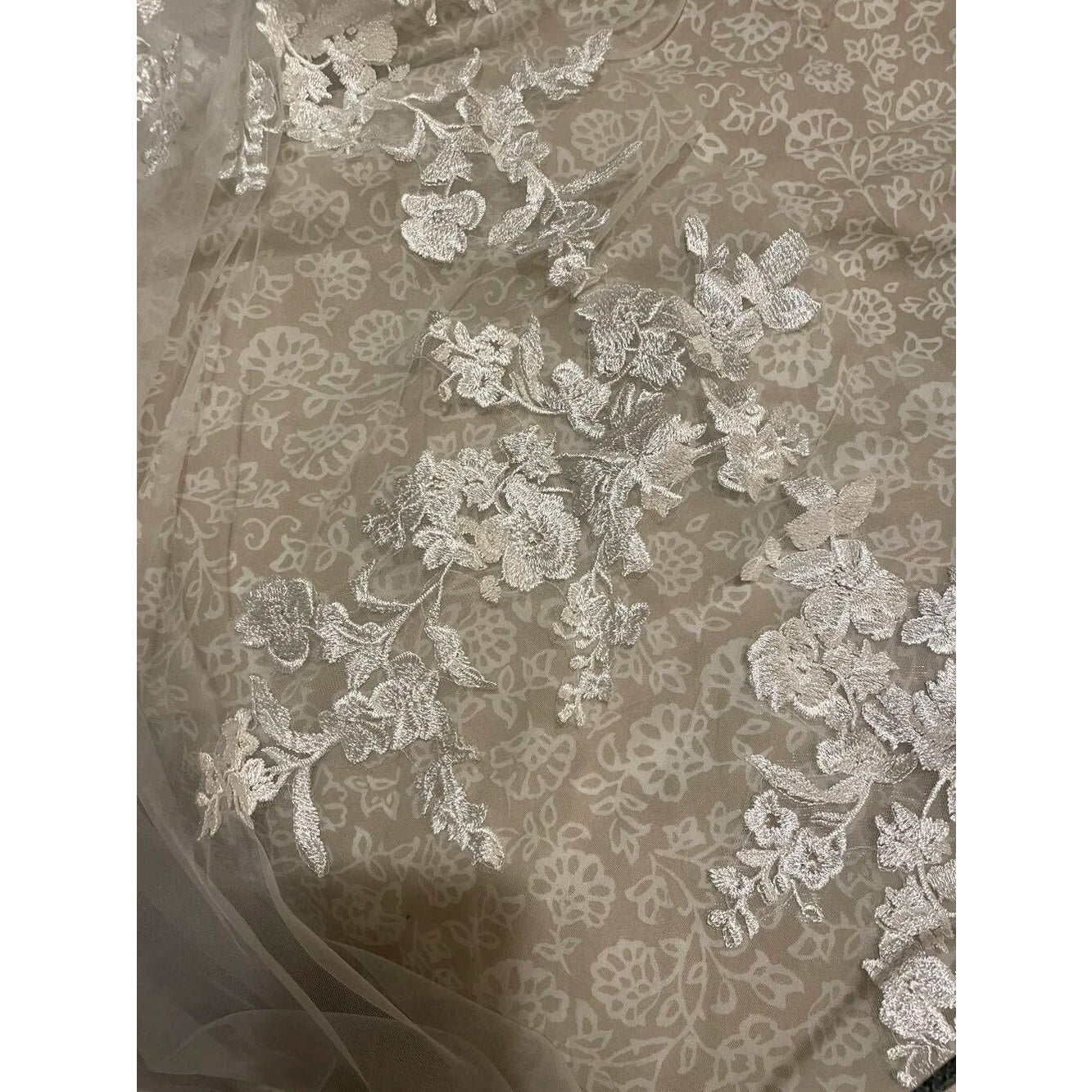 Extra Long Ivory Bridal Veil