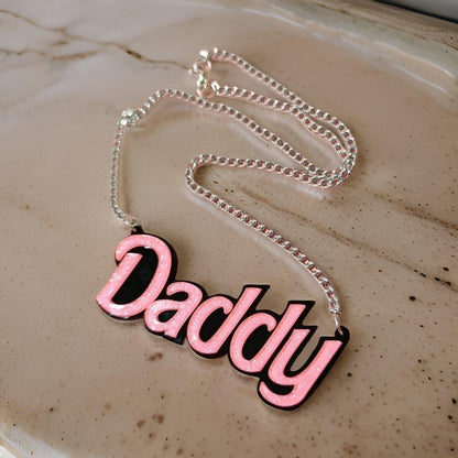 "Daddy" Barbie Necklace