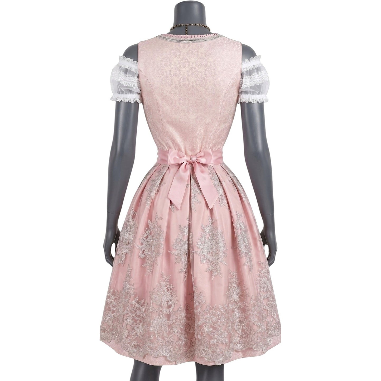 Pink Lace Dirndl Dress Annika