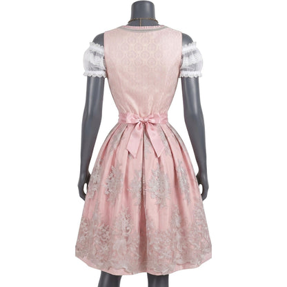 Pink Lace Dirndl Dress Annika