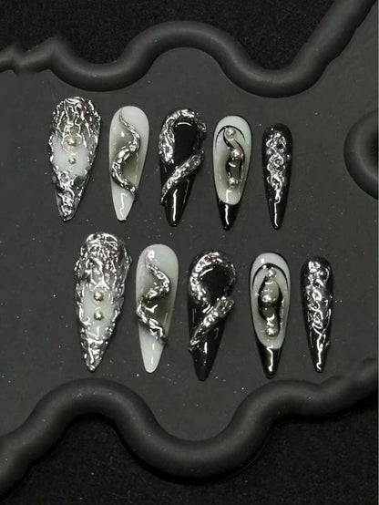 Mercury Venom press on nails full set