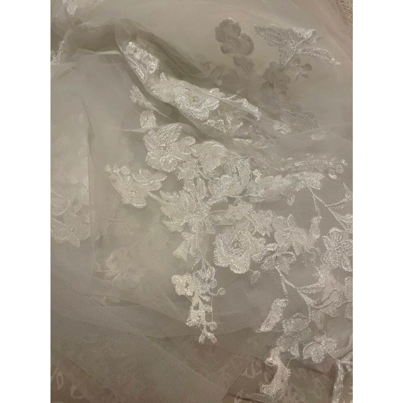 Extra Long Ivory Bridal Veil