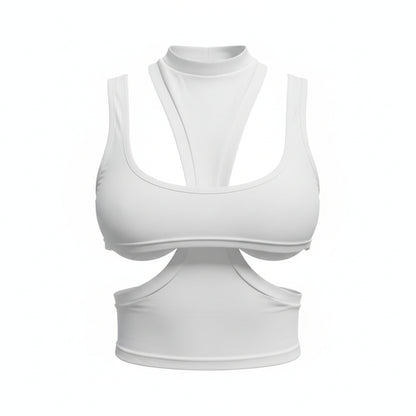 Frosty Slice Crop Top