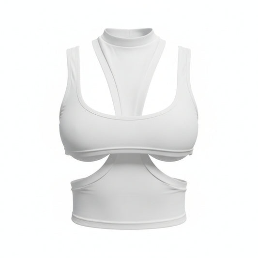 Frosty Slice Crop Top