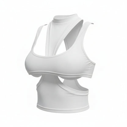 Frosty Slice Crop Top