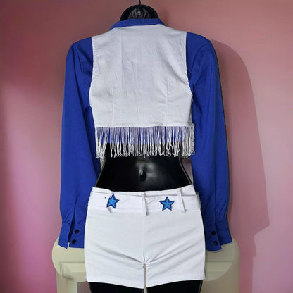 Dallas Cowboy Cheerleader Costume Set