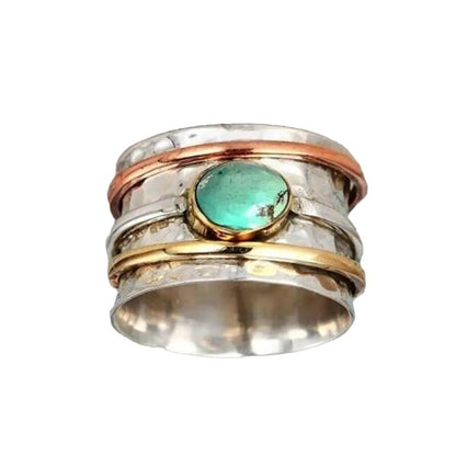 Twilight Circle Wide Turquoise Band