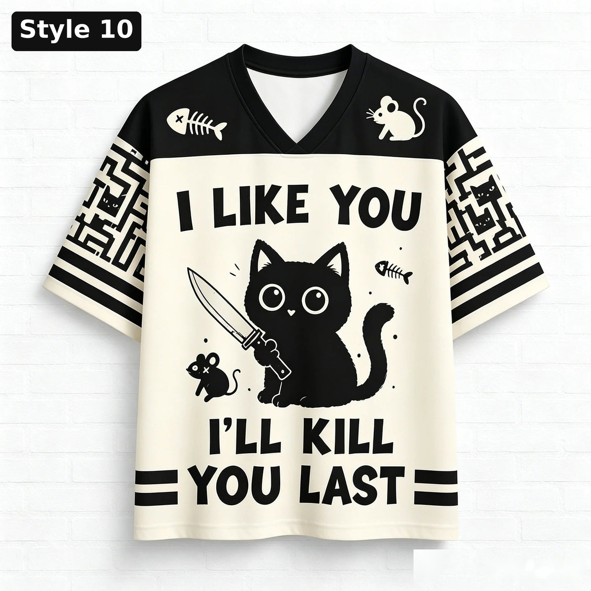 Kill you last knife cat jersey