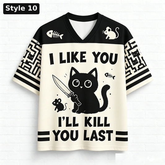 Kill you last knife cat jersey