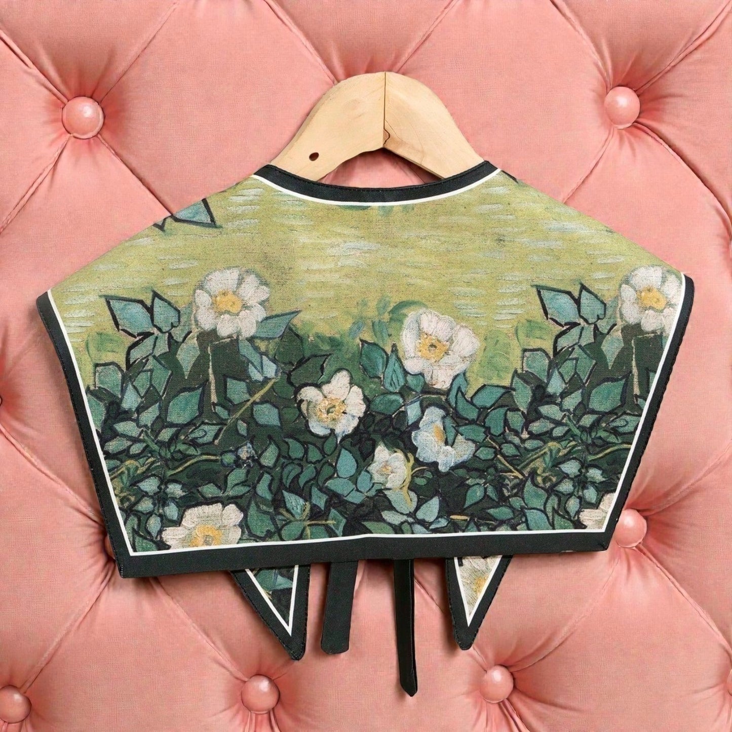Van Gogh White Roses Art Collar